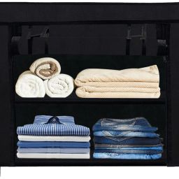 Small Cloths Wardrobe Carbon Steel Collapsible Wardrobe-image-29