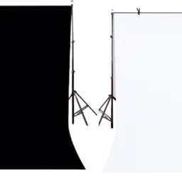 VRITASH 4X10FT (1 Black 1 White) Screen Background Backdrop YouTube Videos Reflector-image-39