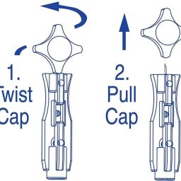 Wellstar ROUND Glucometer Lancets (100) with ONCALL PLUS 50 Test Strips Glucometer Lancets image 4