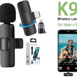 ZARRY k9 wireless microphone for android mobile c type and ios Camera Microphone-image-61