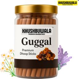Premium 0% Charcoal Dhoopsticks Dhoopbatti - Fresh Floral Agarbatti incense Guggal-image-84