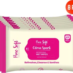 Refreshing Wipes Citrus Spark with Lemon Extract & Aloe Vera Extract |-image-3