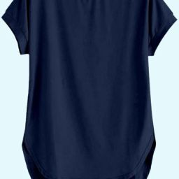 Casual Regular Sleeves Solid Women Blue Top-image-51