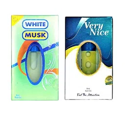 RAVIOUR LIFESTYLE Set Of 2 Very Nice & White Musk Roll On Attar - 8 ml Each-39