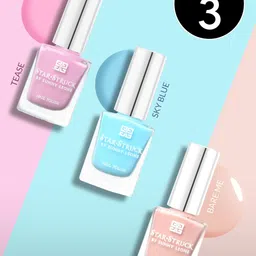 STARSTRUCK BY SUNNY LEONE Set of 3 Pastel Rainbow Nail Polish - 8 ml Each-image-13