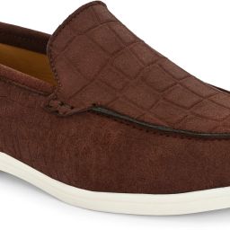 Roadster Men Brown Faux Leather Casual Slip On Loafers Loafers For Men-image-86