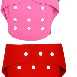 Free Size Reusable Cloth Diaper With 2 Dry Feel Absorbent Soaker Pad (3M-3Y)-image-5