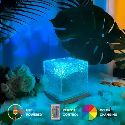 USB Dynamic Water Pattern Color Changing LED Table Lamp-26