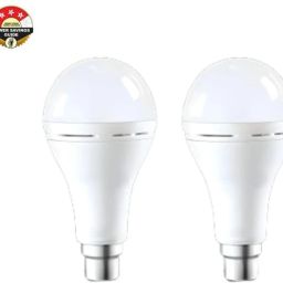 Emergency Led Bulb 12w Pack Of 2 Rechargeable Light (white) 4 hrs Bulb Emergency Light-image-36