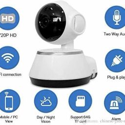 SIOVS WiFi CCTV 1080P Wireless PTZ Camera 360° Live View TwoWay Audio Night Vision Security Camera-28