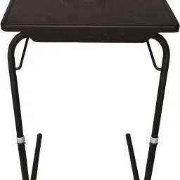 AdjustableTableMateLaptop,KidStudyTableUtilityTableMultiPurposeTableBLACKColor Plastic Portable Laptop Table-19