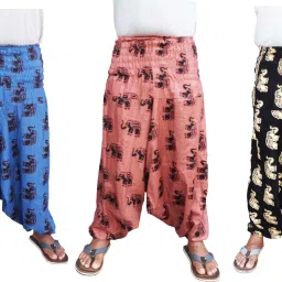 Animal Print Cotton Men Harem Pants-image-29