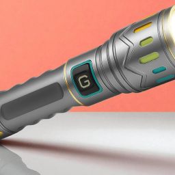 X180 Bright LED Flashlight – Handheld Torch, Long Range, USB Charging Torch-image-97