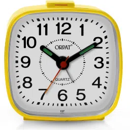 Analog Yellow Clock-23