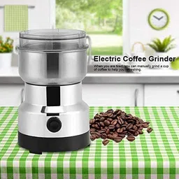 fivanio Grinder Multi-Functional Electric Stainles Steel Herbs Spices Nuts Grain Grinder Personal Coffee Maker-picture-47