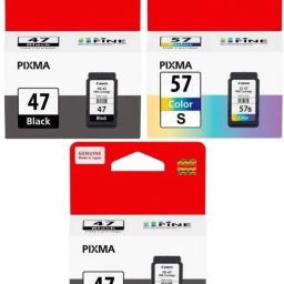 ZENCA TECHNOLOGIES PG 47 Twin & CL 57 Small (3 pcs) Tri-Color Ink Cartridge-image-10