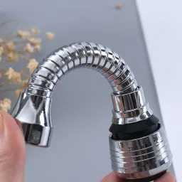 olwick 1 Pcs 360°Swivel Splash-Proof Faucet Hose Aerator Diffuser Nozzle,Faucet Aerator Filter Sprayer,Water Saving Faucet Filter Kitchen Connector. (Long) Faucet Handle image 5