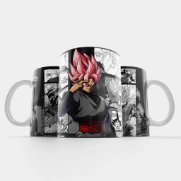 Ceramic Coffee Cup | Black Goku Print Gift for Anime Fans and Coffee Lovers Ceramic Coffee Mug-image-14