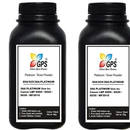 GPS Colour Your Dreams 925 Toner Powder Refill for Cartridge Compatible for Canon LBP 6030W, 6030B, 6018B, 3010B,MF3010 Pack Of 3 With Nozzle 70gm Black Ink Toner Powder-image-28