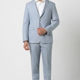 Men Single Breasted - 2 button Checkered Suit-picture-8