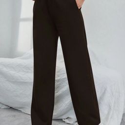 dockstreet Women Solid Black Track Pants-picture-30