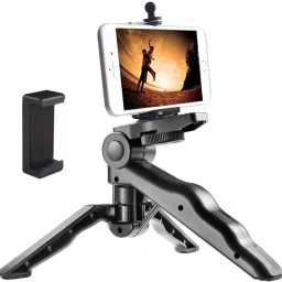 MUDTALE Flexible Mobile Phone Holder Tripod for Video Recording Live Streaming Vlogging 3 Axis Gimbal for Mobile, Camera-25