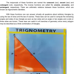 melody's Trignometry Working Model in Maths. Using Light for School Project image 2