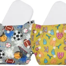 New Print Cloth Button Diaper Reuse Nappy Baby Pants With Insert For (0 -3Y)H1Te-40