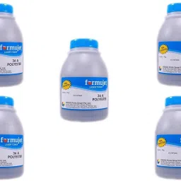 Formujet 36A Polyester Toner Powder for Refilling Laser jet Toner Cartridge -Compatible with HP 88A / 278A / 285A/ 35A / 36A Set of 5 bottles X 70 g Black Ink Toner-image-56