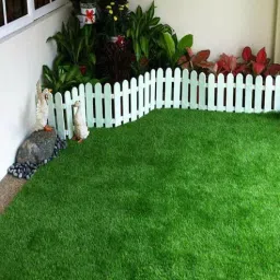 fourwalls Green Polyster Uv Resistant Artificial Lawn Grass For Balcony Doormat And Lawn Use-picture-27