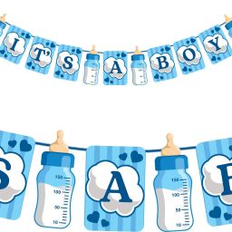 It’s A Boy Banner for Boy Baby Shower-Baby Shower Decorations,Its A Boy Banner Banner-image-80