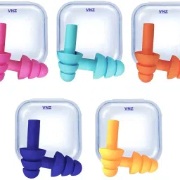 VZ Soft Silicone Noise Reduction Ear Plugs Ear Plug-image-35