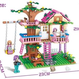 toyminator Tree House Building Kit-with Swings & ladders|6Month Structural Warranty|504+pcs Model Building Kit image 3