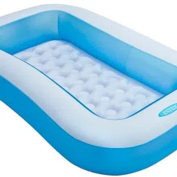 Inflatable Rectangular Pool, Blue-16