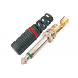 MX 6.35mm P-38 Mono Male Connector Super Deluxe Copper Plated Contact Gold Plated (MX-65GP)-16