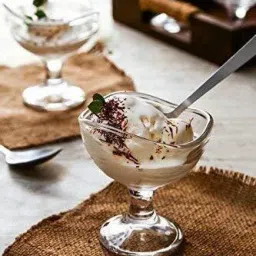 Glass Dessert Bowl Ice Cream Bowl, 200 ml, Perfect for Serving Dessert (set of 2)-1