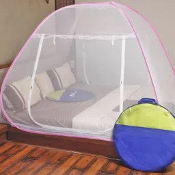 amprar Polyester Kids Washable Polyester Adults Net Double Bed Mosquito Net Mosquito Net image 2