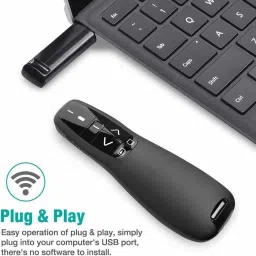 Jihaan USB Wireless Laser Presenter Laser Wireless Presenter(Black) Presenter-44