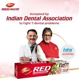 dabur red Red Toothpaste-Special Edition Pack - 250gx3, Ayurvedic Paste Toothpaste image 2