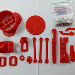 printed bots MK1 Robotic Arm with All Nuts & Bolts Included Only 3D Printed Parts image 4