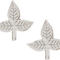 DARSHRAJ 925 Sterling Silver(Chandi) Belpatra For Puja , Shiv ,Gifting ,Home Decor Purpose Decorative Showpiece-1.5 cm-picture-21