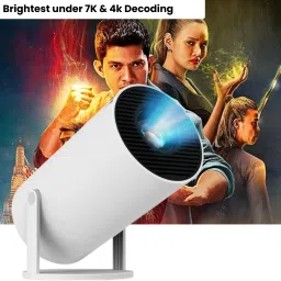 SACRO Smart Projector for Home 4K Support Rotabable Design withApp Netflix,YouTubeY375 (4500 lm / 1 Speaker / Wireless / Remote Controller) Portable Projector-12