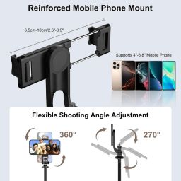 Monrix Selfie Stick Tripod Stand with Bluetooth Remote Bluetooth Selfie Stick Bluetooth Selfie Stick image 5