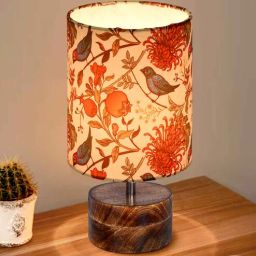homesake Modern Zen Wooden Lampshade Nightstand Lamp-picture-36