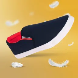 Orange-Blue Loafers For Men-image-11