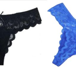 Pack of 2 Women Bikini Black, Blue Panty-image-58