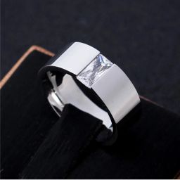 Stainless Steel Verde Silver Ring - Silver Stainless Steel Ring-image-2