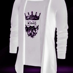 Men Sleeveless White Shrug-image-108