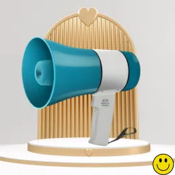 Handheld Megaphone with Siren, Microphone & Rechargeable for Outdoor EventsA403 Megaphone Portable Megaphone Siren Loudspeaker Function &Long Battery BackupU403 Outdoor PA System-5