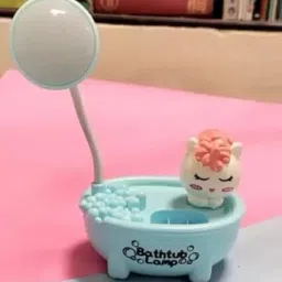 sai 3-in-1 Rechargeable Bathtub Desk Lamp with Pen Holder & Sharpener Study Lamp image 5